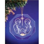 Crystal-Like Christmas Ornament